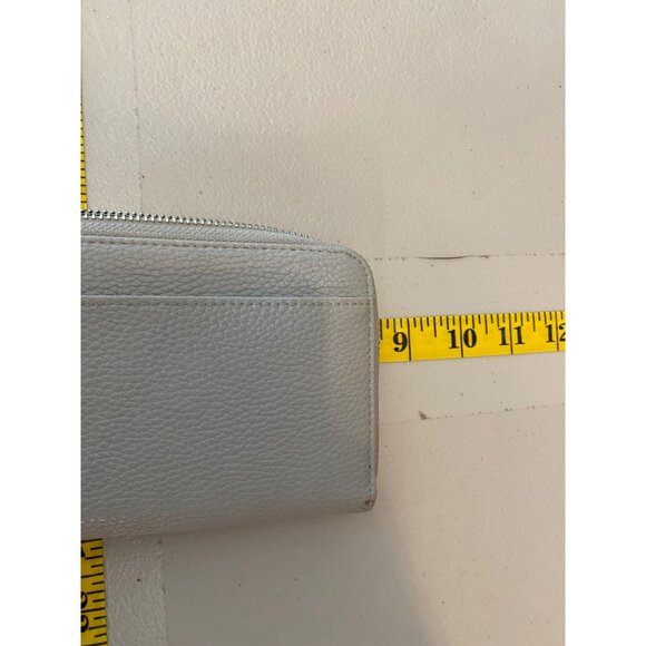 Jenna Kator Purse Bag & Wallet Gray Pebbled Vegan Leather Shoulder Crossbody - Picture 13 of 14